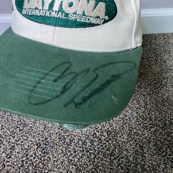 Daytona International Speedway NASCAR Driver Autographed Hat Baseball Cap - Picture 3 of 7